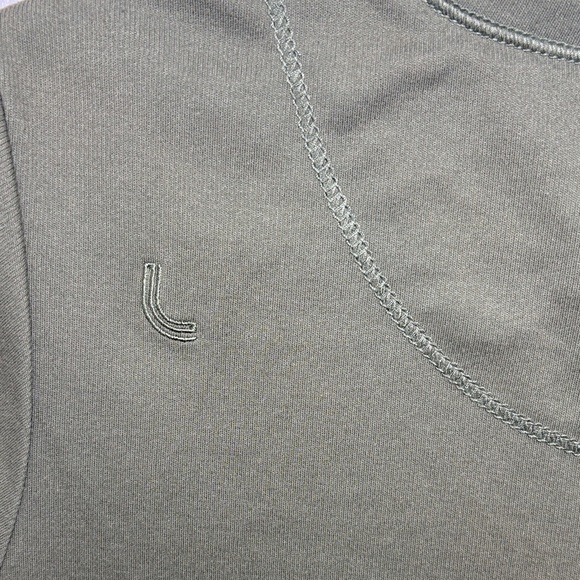 Lole Forest Green Buttoned Short Sleeve Tee - Picture 7 of 8